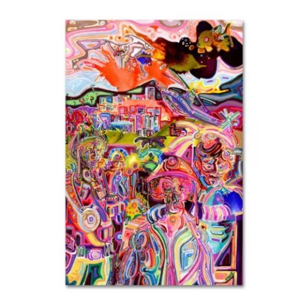Josh Byer 'Goldfish' Canvas Art, 16x24, Trademark Fine Art, Mfr#: ALI5658-C1624GG